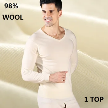 1 верхняя рубашка из шерсти мериноса, теплое зимнее термобелье для женщин, мужское нижнее белье, мужская одежда, мужские кальсоны для мужчин, одежда для пары, внутренняя одежда