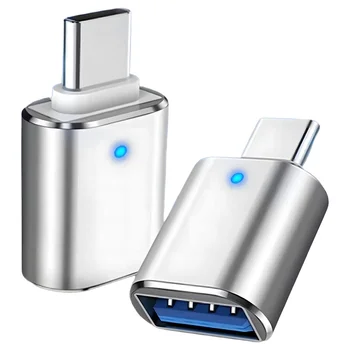 2 шт. Адаптер USB C к USB, адаптер USB Type C к USB 3.0 для Pro Notebook и других устройств Type C.