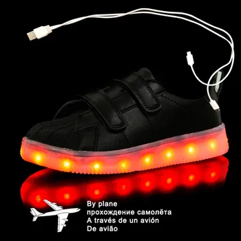 2021 Новые Детские USB-светящиеся Кроссовки, Светящиеся Детские туфли со светодиодной подсветкой, Тапочки для девочек, Красовки С подсветкой, Обувь для мальчиков