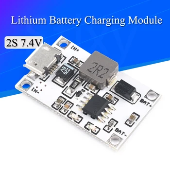 2S модуль зарядки литиевой батареи 7,4 В 8,4 В, USB-усилитель, зарядная плата от 5v2a до 8,4 В, зарядка двух батарей