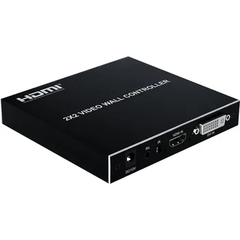 2x2 Видео HDMI Настенный Контроллер HD1080P 1X2 1X4 1X3 3x1 4X1 Мультиэкранный Процессор для Сшивания 4 ТВ-Соединительная Коробка Splicer