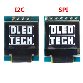 4/7Pin 0,66-дюймовый OLED-дисплей 6448 белый OLED-модуль IIC/SPI интерфейс SSD1306 драйвер