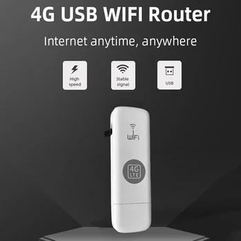 4G WiFi Маршрутизатор Портативный 4G WiFi Ключ 150 Мбит/с Мобильный маршрутизатор Nano SIM Карта с Антенной Высокоскоростной Сетевой Комплект для Домашнего Офиса
