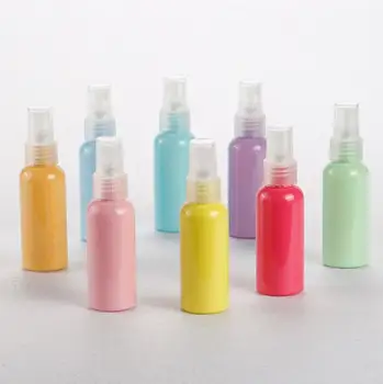 50 мл Высококлассный летний распылитель мелкого тумана карамельного цвета Parfum ПЭТ бутылка многоразового использования Флаконы для духов Macaron LX1287