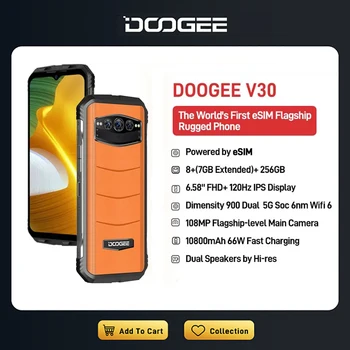 DOOGEE V30 eSIM Dual 5G 120Hz 6,58 