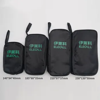 ELECALL сумка для инструментов для цифрового мультиметра, набор инструментов, черная универсальная сумка для инструментов, нейлоновый чехол