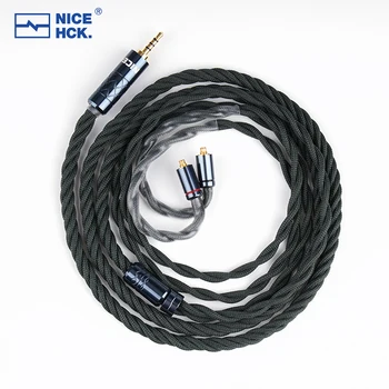NiceHCK MeetAlice 6N Посеребренный Медный кабель для наушников HIFI с высокой Проводимостью 3.5/2.5/4.4 мм MMCX/2Pin для OH10s Hola Summer