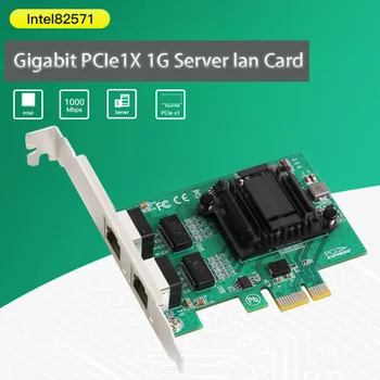 PCI-E X1 Гигабитная Серверная сетевая карта адаптер 10/100/1000 Мбит/с компьютерные аксессуары игровая адаптивная Игровая карта PCI-E RJ-45 LAN card