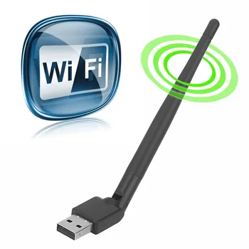 USB 2,0 150 Мбит/с 2,4 Гц WiFi Антенна MTK7601 Беспроводная Сетевая карта 802.11b/g/n LAN Адаптер с поворотной Антенной прямая поставка