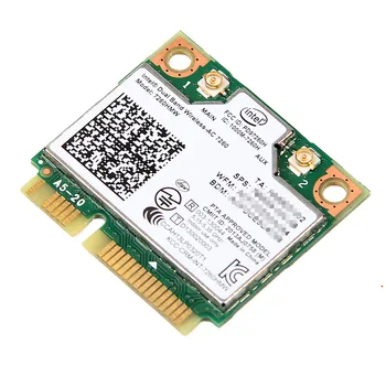 Абсолютно новая беспроводная карта 7260AC 7260HMW HMW 867 Мбит/с 802.11ac Bluetooth 4.0 официальная версия MINI PCI-E 2.4G/5G