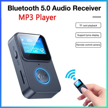 Аудиоприемник Bluetooth 5.0 MP3-плеер С ЖК-экраном Мини Портативный музыкальный плеер HiFi FM-радио Шумоподавление MP3 Walkman