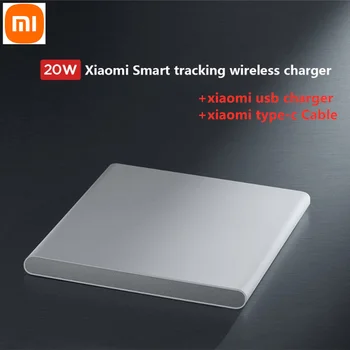 Беспроводное зарядное устройство Xiaomi Smart Tracking мощностью 20 Вт с зарядным устройством мощностью 50 Вт и кабелем Type-c Для быстрой зарядки телефонов/наушников