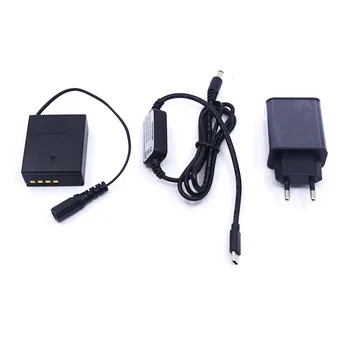 Быстрое зарядное устройство PD от USB C до кабеля питания постоянного тока, Фиктивный аккумулятор BLH1 для камеры Olympus EM1 MARK II EM1-2 EM-1 Mark-2 PS-BLH-1