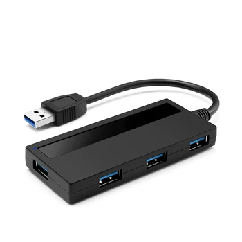 В наличии мощность 4 порта Usb3.0 концентратор Высокоскоростной USB-концентратор