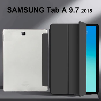 Для Samsung Galaxy Tab A 9,7 2015 SM-T555 T550 P550 P555 Чехол для планшета из искусственной кожи, Откидная крышка-подставка, Чехол для автоматического режима сна
