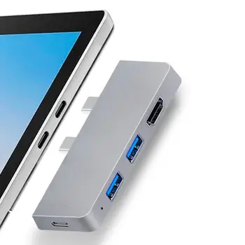 Концентратор USB 3.0, Устройство для чтения карт памяти, Адаптер для передачи данных, 4K HDMI-совместимый расширитель 3.0 для Microsoft Surface 8