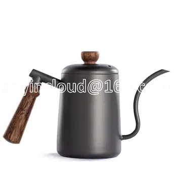 Кофеварка с деревянной ручкой, чайник из нержавеющей стали, Ушной крючок, Кофейный прибор, маленький стакан в американском стиле