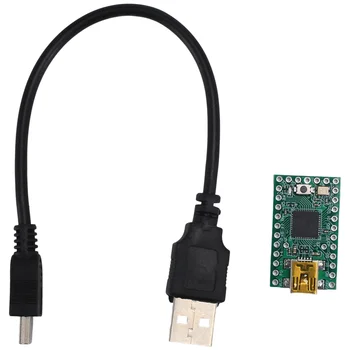 Крошечная 2,0 USB AVR плата разработки ATMEGA32U4 Плата расширения с кабелем передачи данных для Arduino