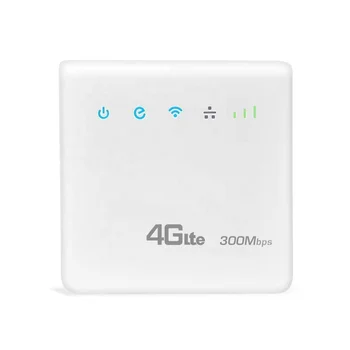 Мобильный маршрутизатор 4G LTE CPE 300 Мбит/с WiFi-маршрутизаторы с портом LAN Поддерживают SIM-карту и Европу/Азию/Ближний Восток/Африку