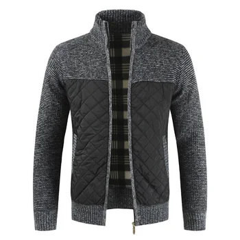 Мужские свитера Sprin, осенне-зимние теплые вязаные свитера, куртки, кардиановые пальто, мужская одежда, повседневный трикотаж