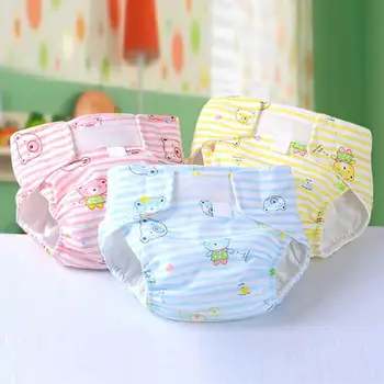 Новорожденный, Регулируемый Моющийся Многоразовый Мягкий Хлопковый Подгузник, Ткань для Подгузников и Приучения к туалету Для Ребенка