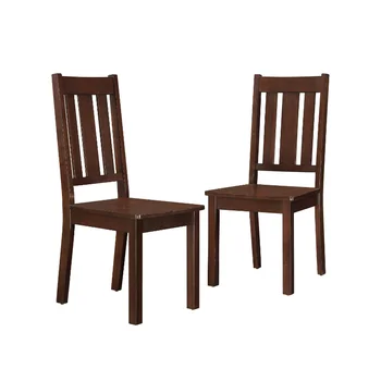 Обеденный стул Bankston, комплект из 2 стульев, Стул Mocha Nordic