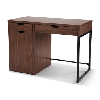 Письменный стол Perkins с металлическим каркасом, офисные столы mesas para computador escritorio de oficina