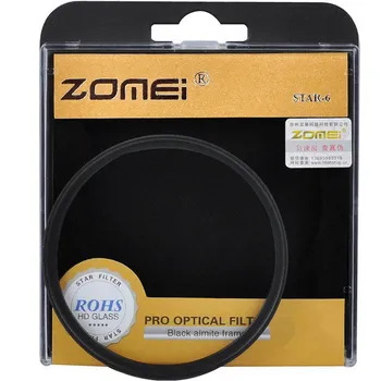 Премиум Оригинальный Zomei 72 мм Профессиональный Звездный Фильтр 4 Line Point 4PT для Объектива Цифровой Зеркальной камеры Canon Eos Nikon Sony Pentax Olympus Pentax