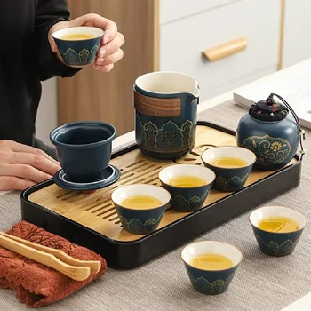 Чайные чашки Набор из 6 Чайных чашек и блюдец, Набор чайных чашек и блюдец, Фарфоровые Чайные Чашки, Чайные чашки для чаепития