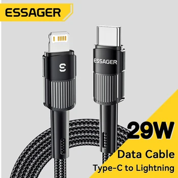 Essager USB Type C Кабель 3A Быстрая зарядка через USB Micro Data Cord USB-C зарядное устройство для мобильного телефона USBC Проводной шнур для Samsung S20 Xiaomi