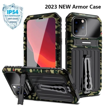 Z-SHOW Armor Чехол Для Iphone Apple 14 13 12 Pro Max Case 360 Полная Защита Водонепроницаемый Чехол С Кронштейном Объектив Стеклянный Чехол Для Телефона