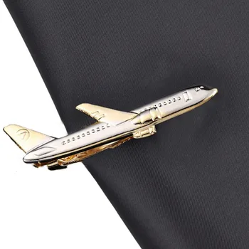 Зажим для галстука в форме самолета Для мужчин, зажим для галстука для пилота, Деловые Мужчины, Высококачественные Запонки, Застежка для галстука, мужские костюмы, свадебный подарок