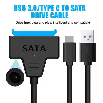 Новый Адаптер-конвертер Sata к USB 3,0 USB3.0 Для жесткого диска, кабель-конвертер Для 2,5/3,5-дюймового внешнего жесткого диска HDD SSD