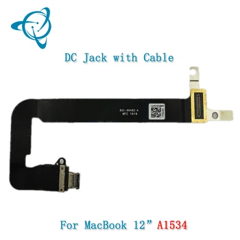 Разъем для платы Shenyan A1534 DC Jack с кабелем для MacBook 12 