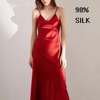 сексуальное женское белье, платья для женщин 2022, длинное ночное платье, шелковая комбинация, ночная рубашка для дам, фестивальная ночная одежда, свадебная эротика для невесты