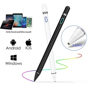 Универсальная емкостная ручка с сенсорным экраном Stlus, умная ручка для системы IOS/Android, телефон Apple iPad, стилус, карандаш, сенсорная ручка