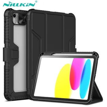 Чехол NILLKIN для iPad 10-го поколения, Магнитный чехол для iPad 10 2022, Защитный чехол для камеры, Встроенный держатель для карандашей