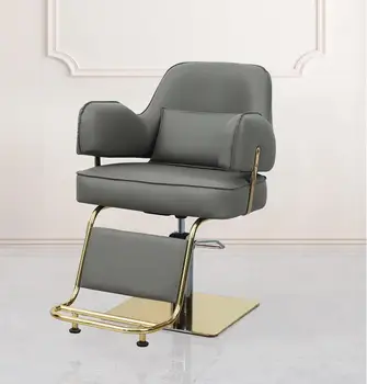 Чистое красное парикмахерское кресло hair salon special haircut chair